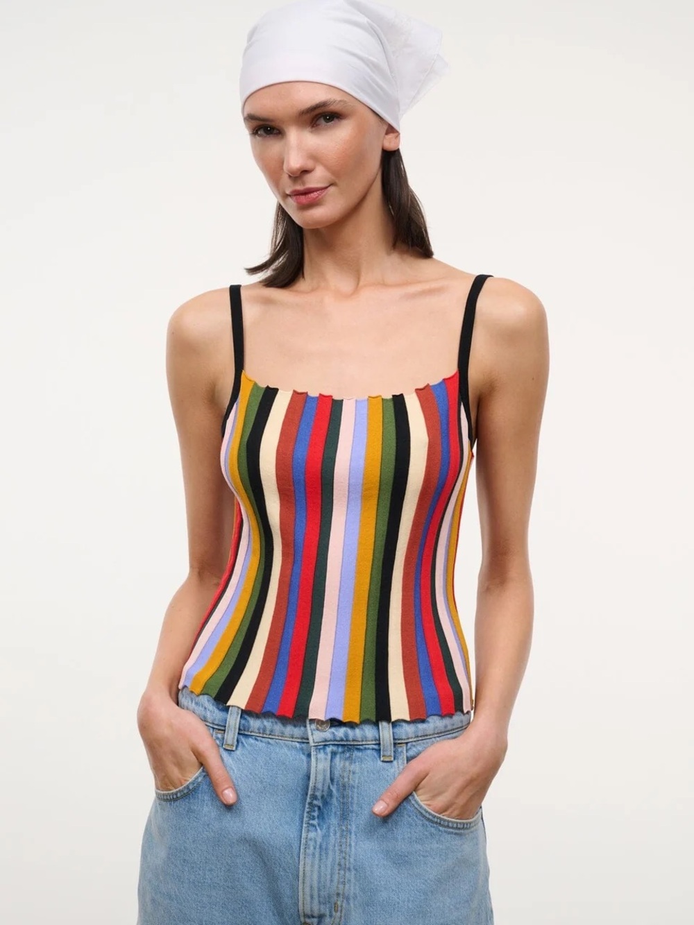Staud Skye Striped Tank